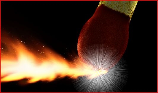 Creation of Flame On: Step 28